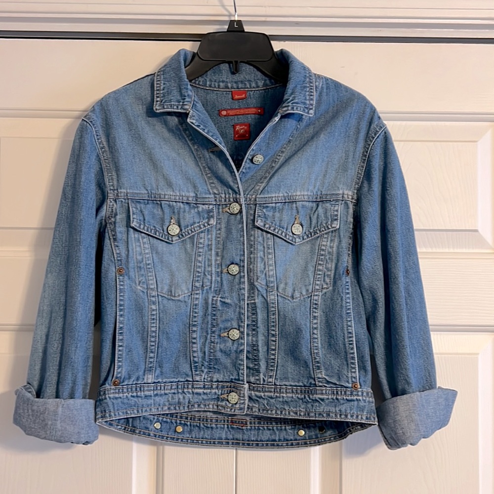 ROAM cropped denim jacket
